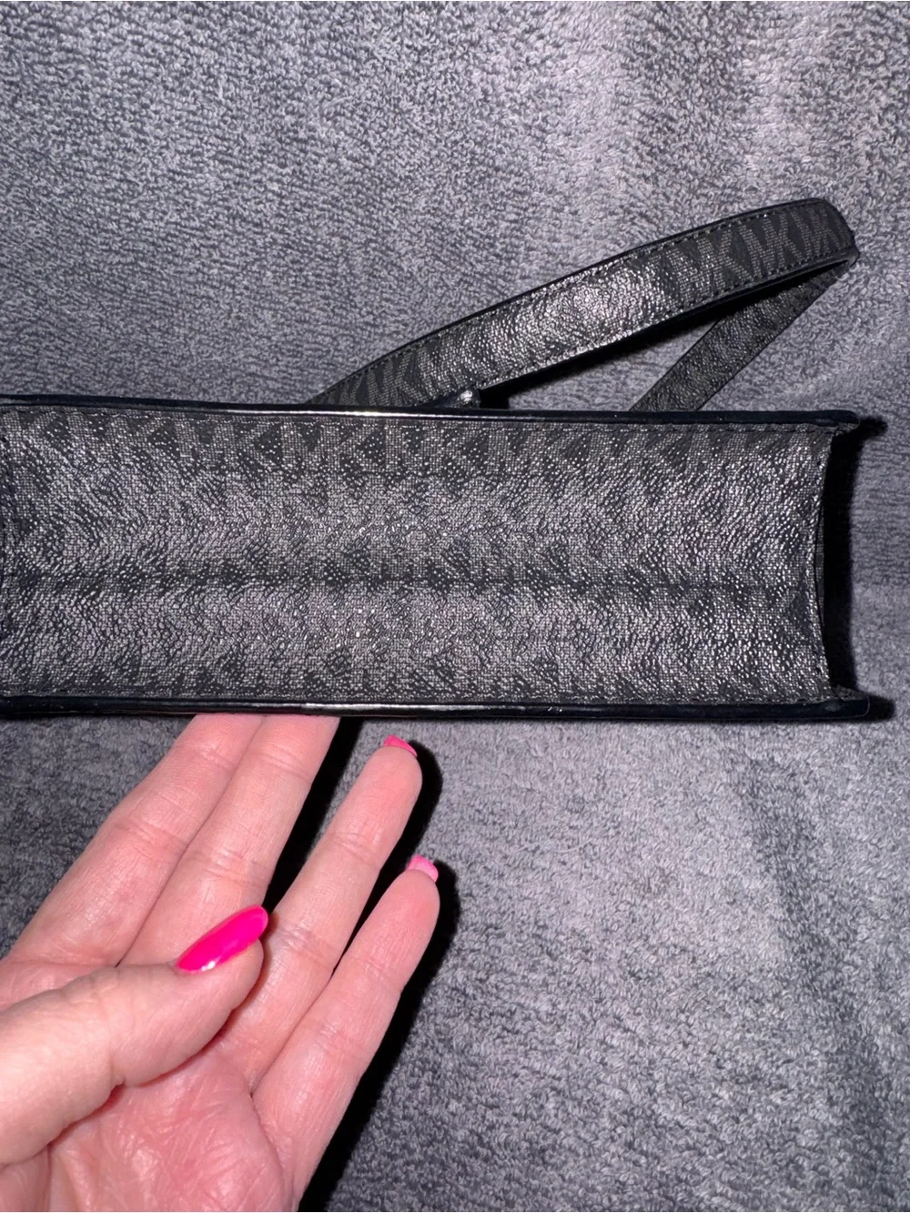 Michael Kors logo crossbody chain